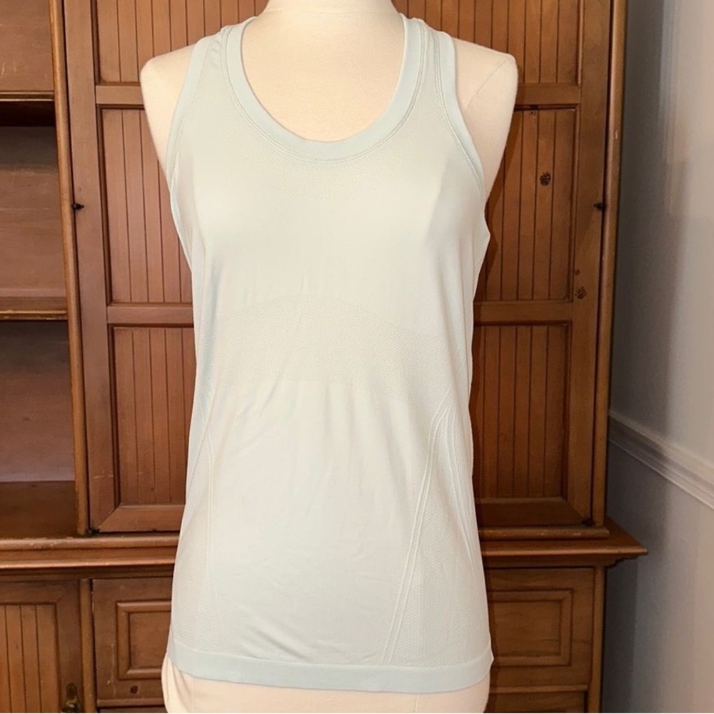 Women's Light Blue Sleeveless Top